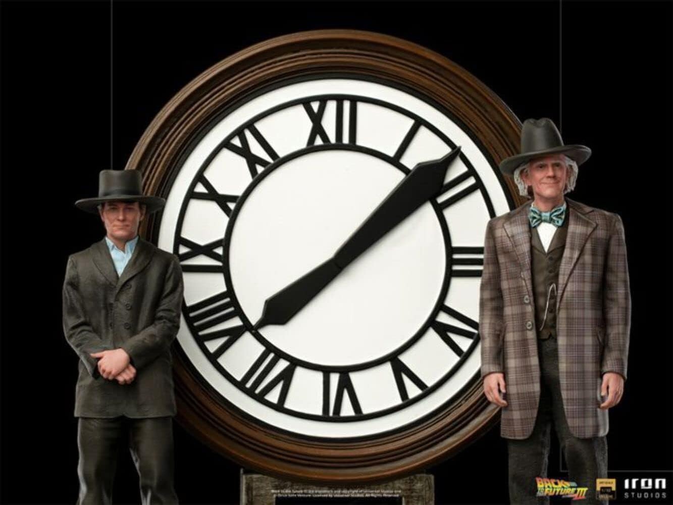 Marty And Doc At The Clock - Back To The Future - Art Scale 1/10 - Iron Studios