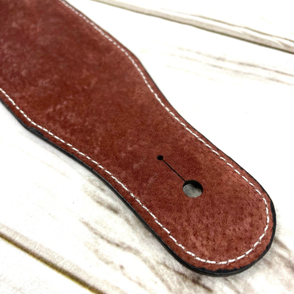 Walker & Williams LCT-21 Handmade Leather Strap Eagle & Feather Design