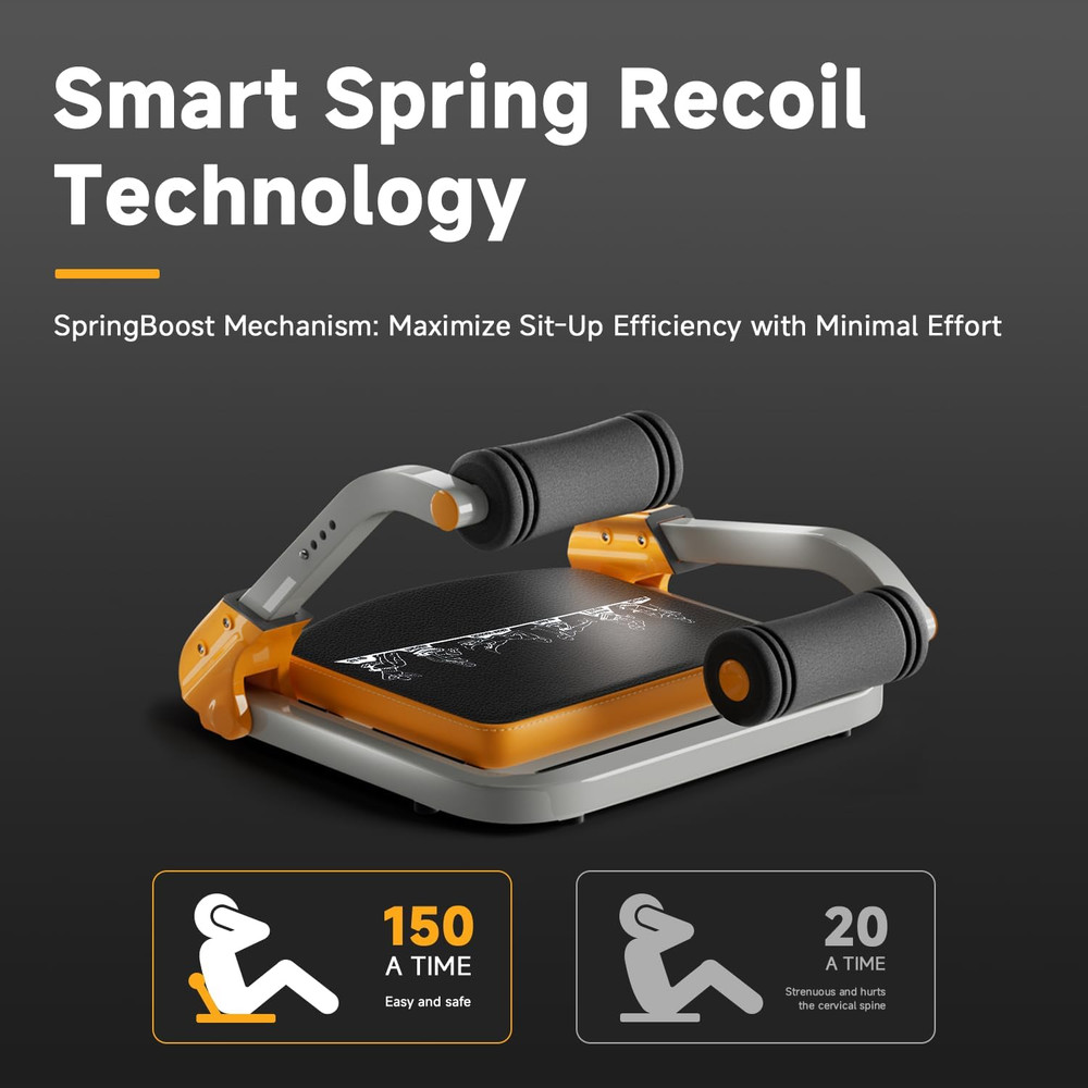 Adjustable Ab Trainer Machine for Home Workout - 350 LBS Capacity