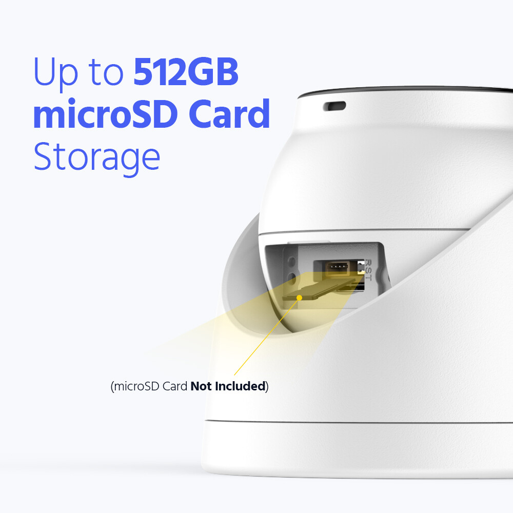 ANNKE HD 5MP Turret Audio POE IP Security Camera Color Night Vision IP67 AC500