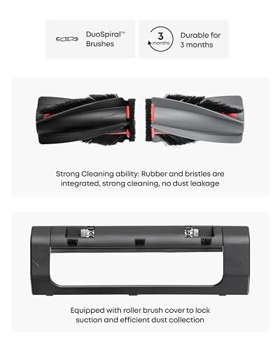 Rolling Brush and Brush Guard, Durable, Effective Cleaning, Compatible with