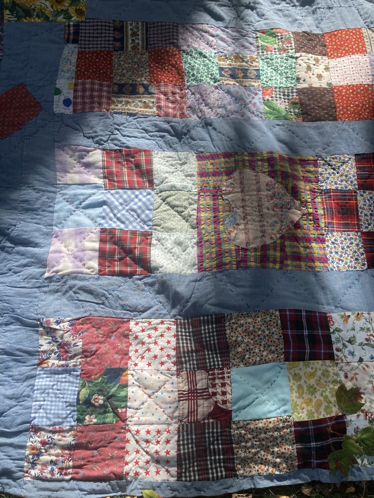 Handmade granny quilt 83 X 84