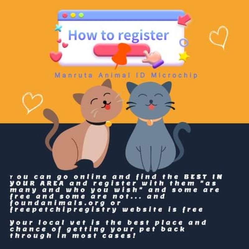 Microchip ID Bioglass Transponder Tag Injectable with Sharp Needle 5 Pack Mini S