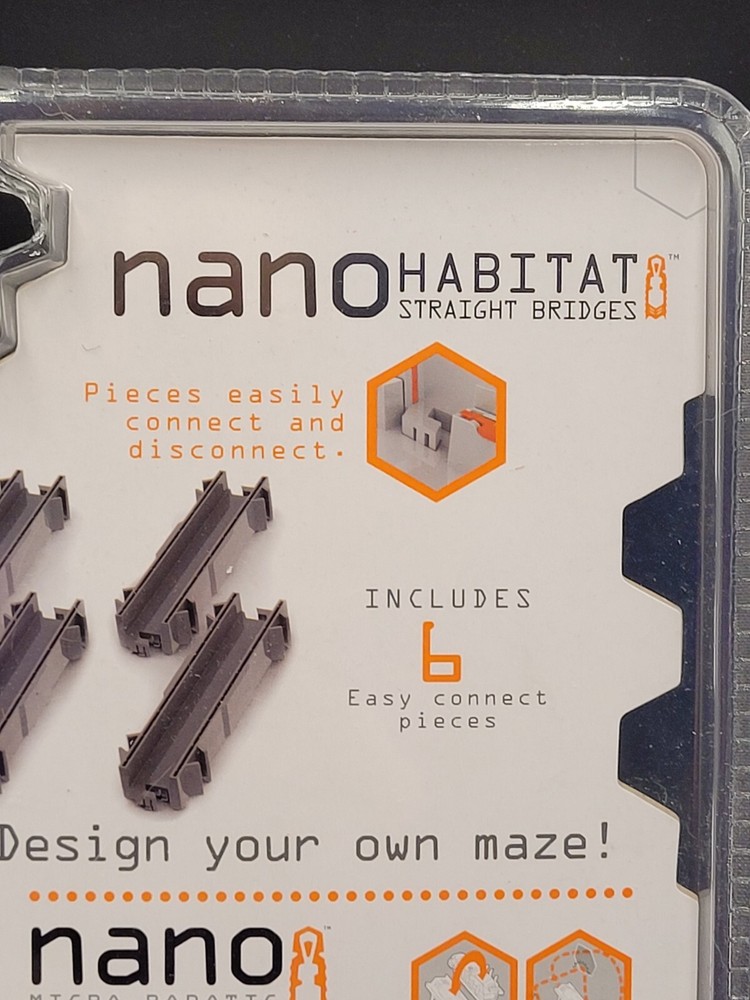 HEXBUG Nano Track 6 Piece SEALED 2010 Micro Robotic Bridges Plastic