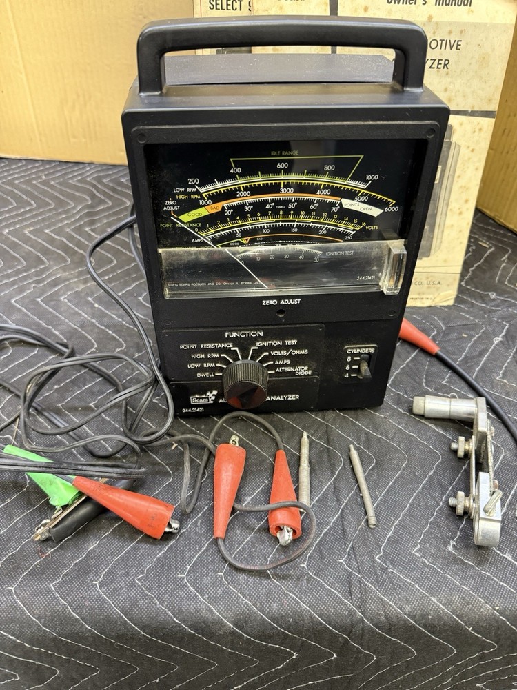 Vintage Sears 224 21421 Engine Analyzer