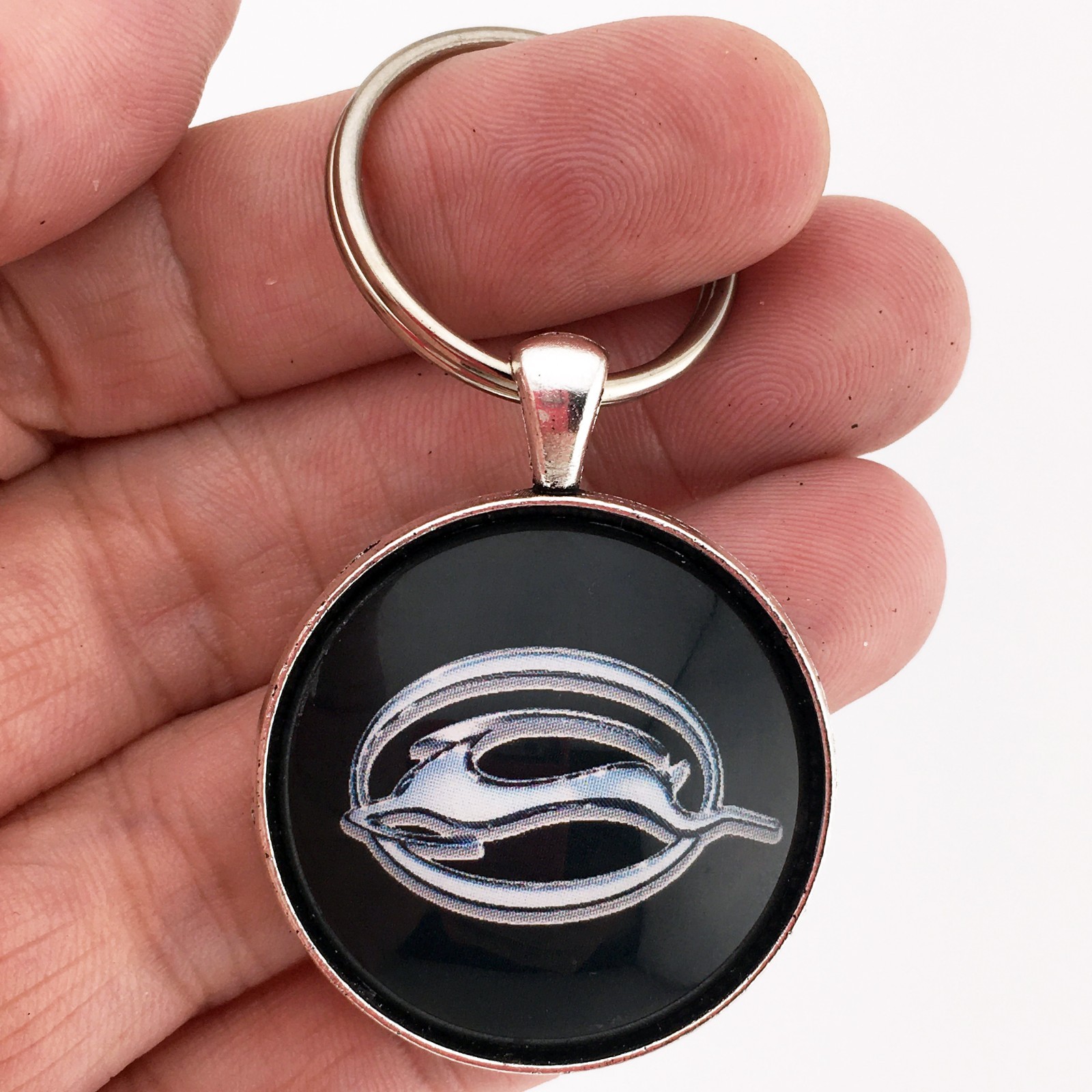 Chevrolet Chevy Impala Chrome Emblem Badge Logo Reproduction Keychain.