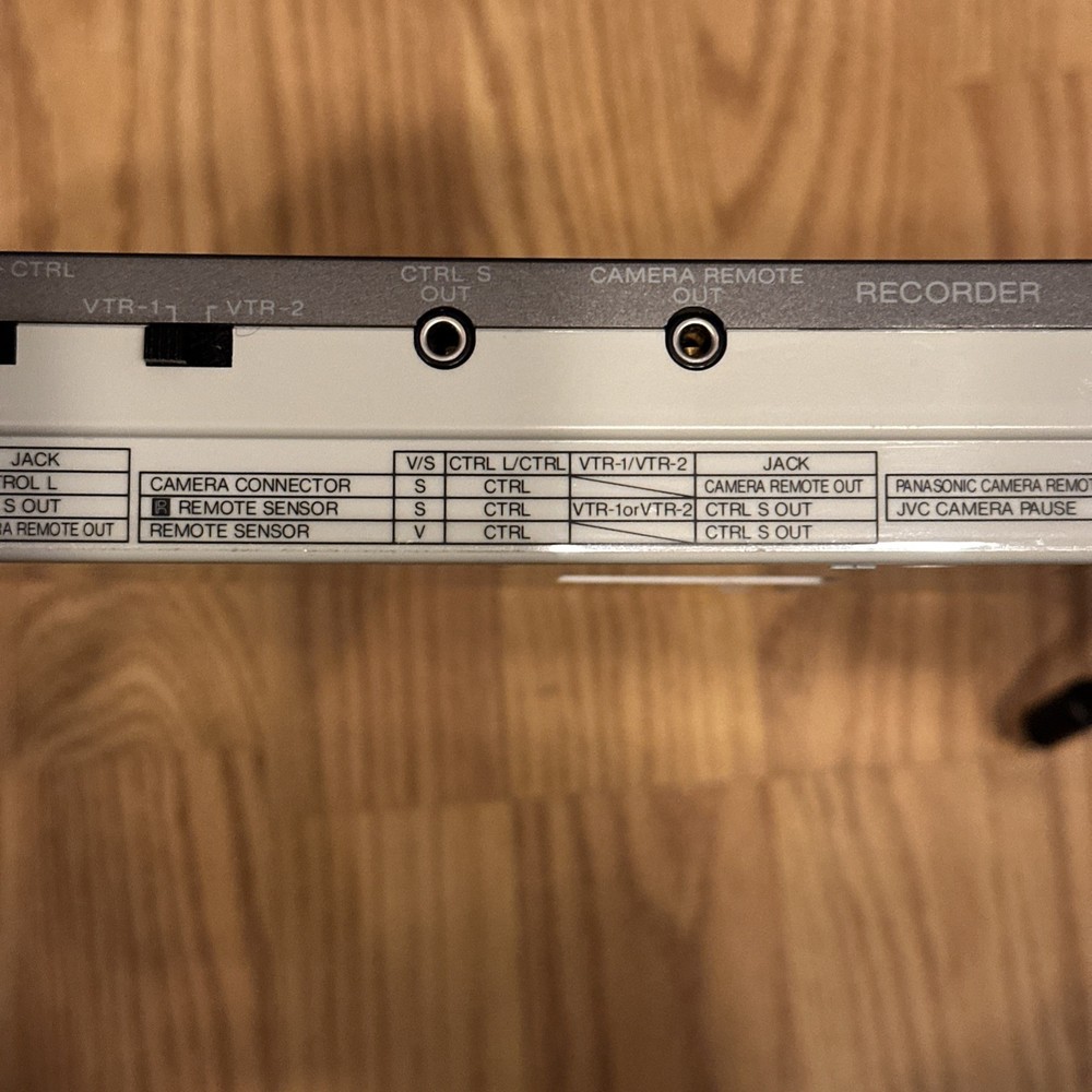 SONY VIDEO EDITING CONTROLLER RM-E100V