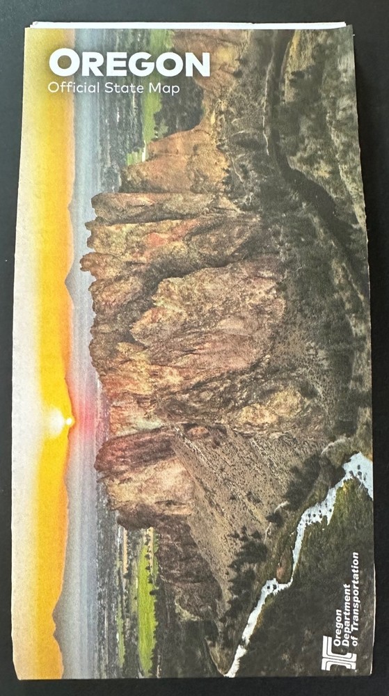 OREGON OFFICIAL STATE HIGHWAY MAP  2023  NEW