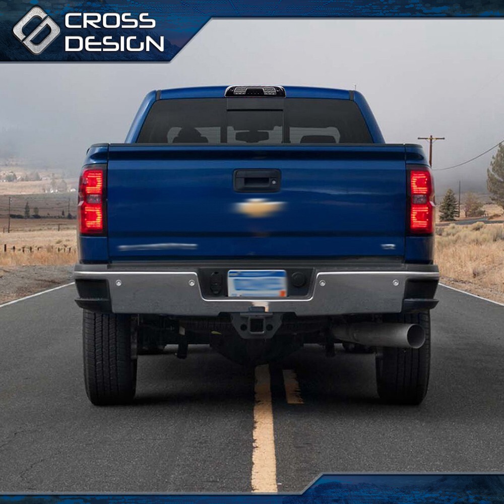 LED Smoked 3rd Tail Light Fit For 2014-18 Chevy Silverado & GMC Sierra 1500 2500