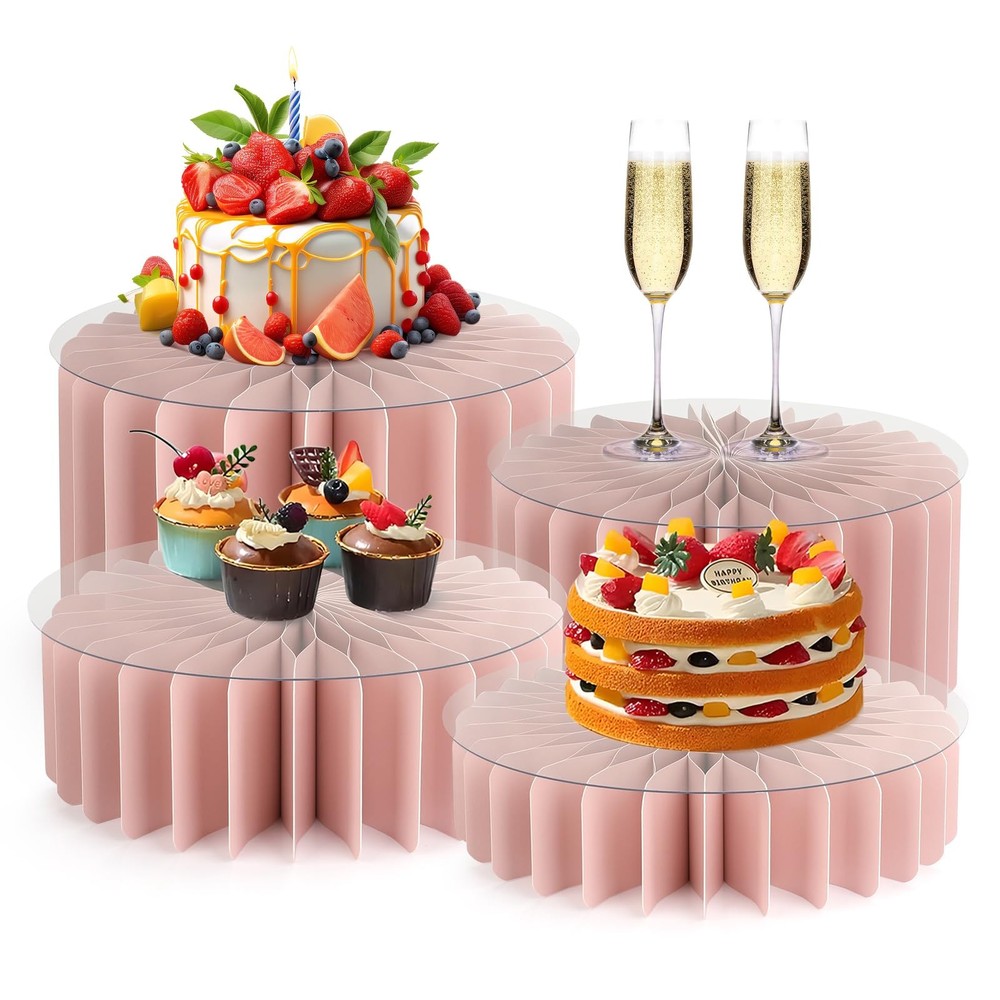 Buffet Risers Food Risers for Buffet Table Acrylic Risers Display Stands Tall...