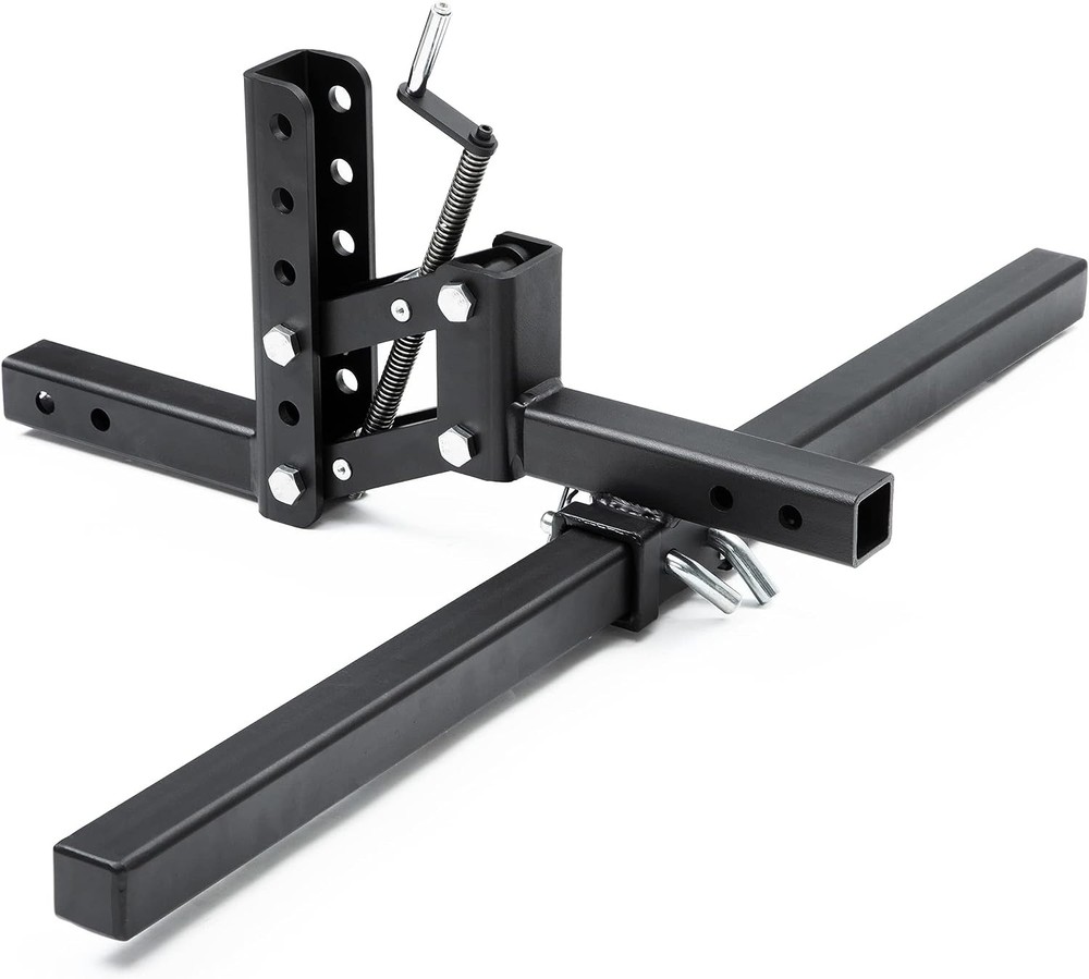 Manual Implement Lift for ATV/UTV/Tractor, 2" Receiver, Adjustable Height, Steel