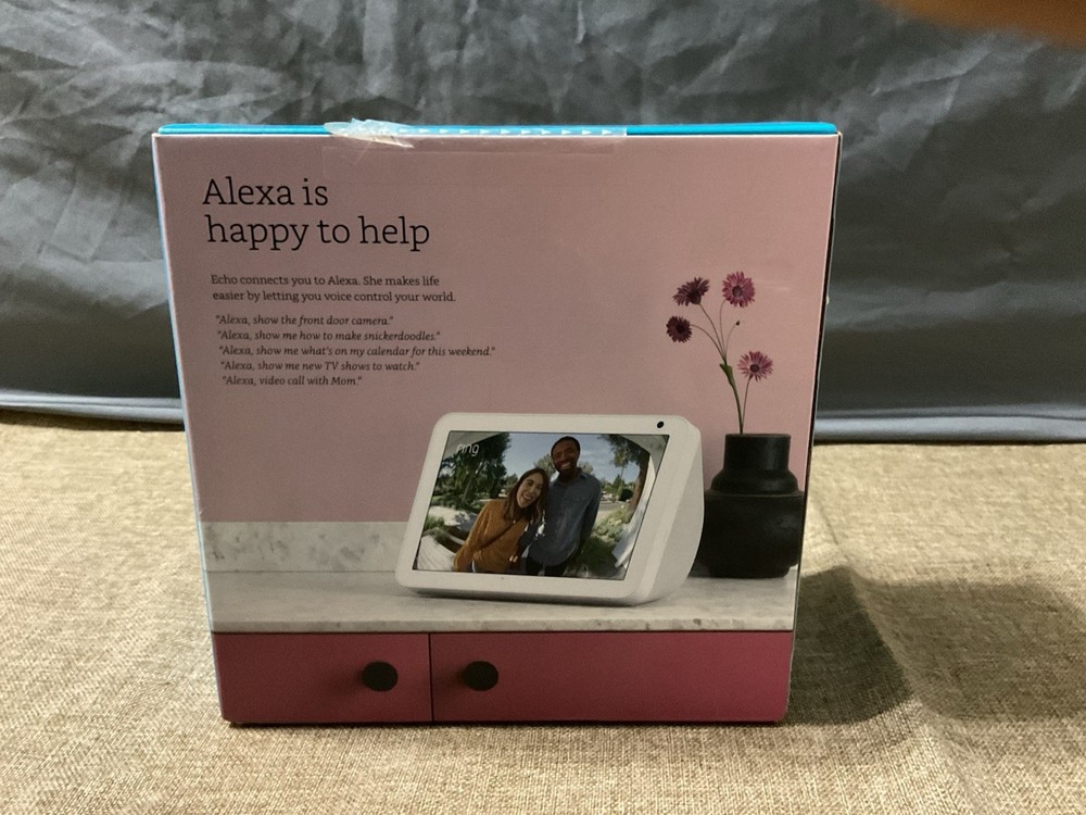 Amazon Echo Show 8 HD Smart Display Alexa Touch Control White Wi-Fi