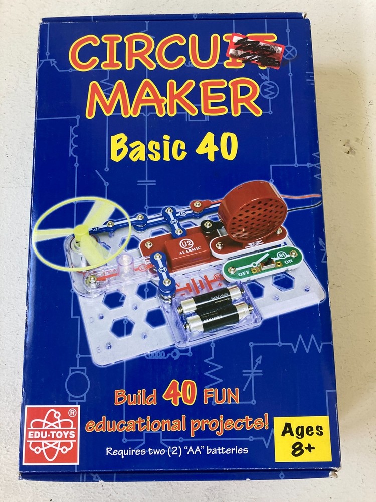 Circuit Maker Basic 40 STEM Ages 8+ Educational Toy Electronics Complete