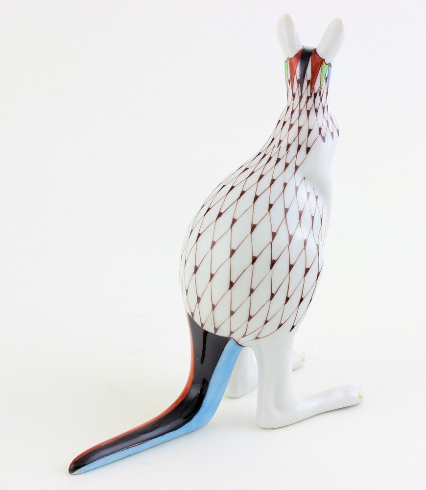 Hollohaza Fishnet Kangaroo Figurine