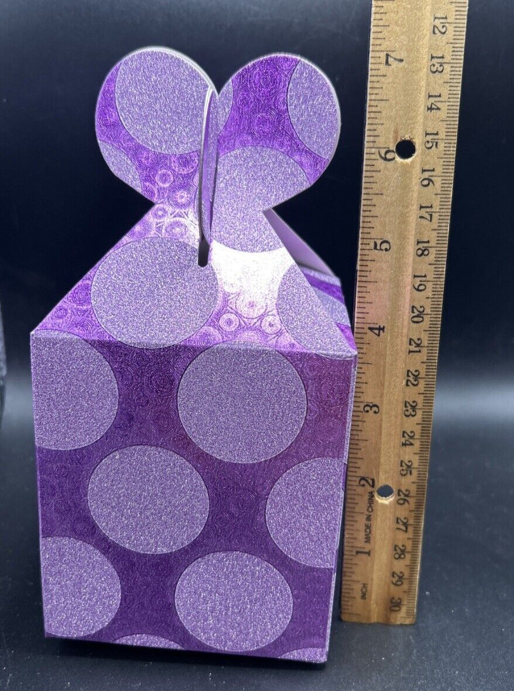 Purple Diamond Gift Boxes 4" 2 Pcs Set