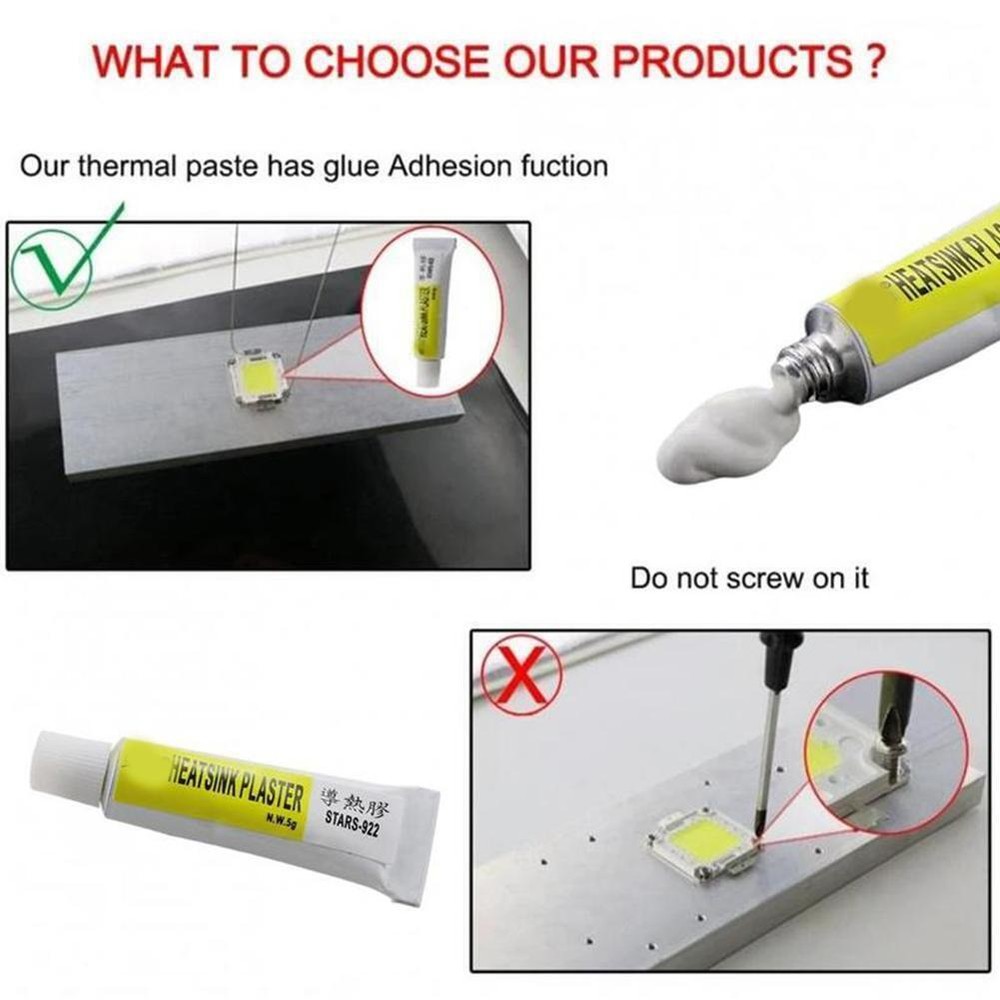 Heatsink Thermal Grease Paste Compound CPU Cooler Silicone Cooling US Z6F4