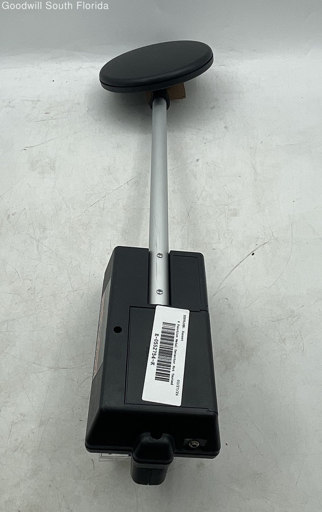 Black Portable Electric Test And Adjustable 6 Function Metal Detector Not Tested
