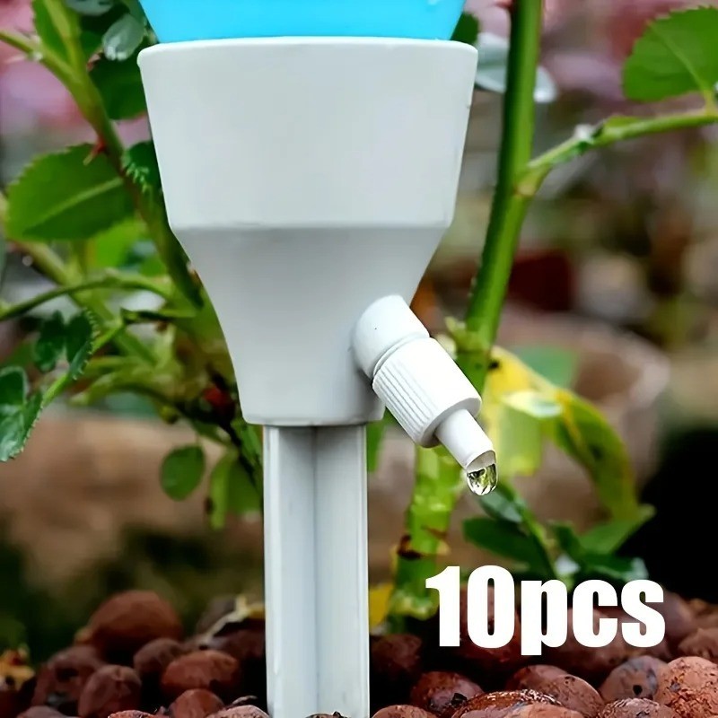 10 Pcs Automatic Self Watering Spikes System Adjustable Plant Waterer Devices