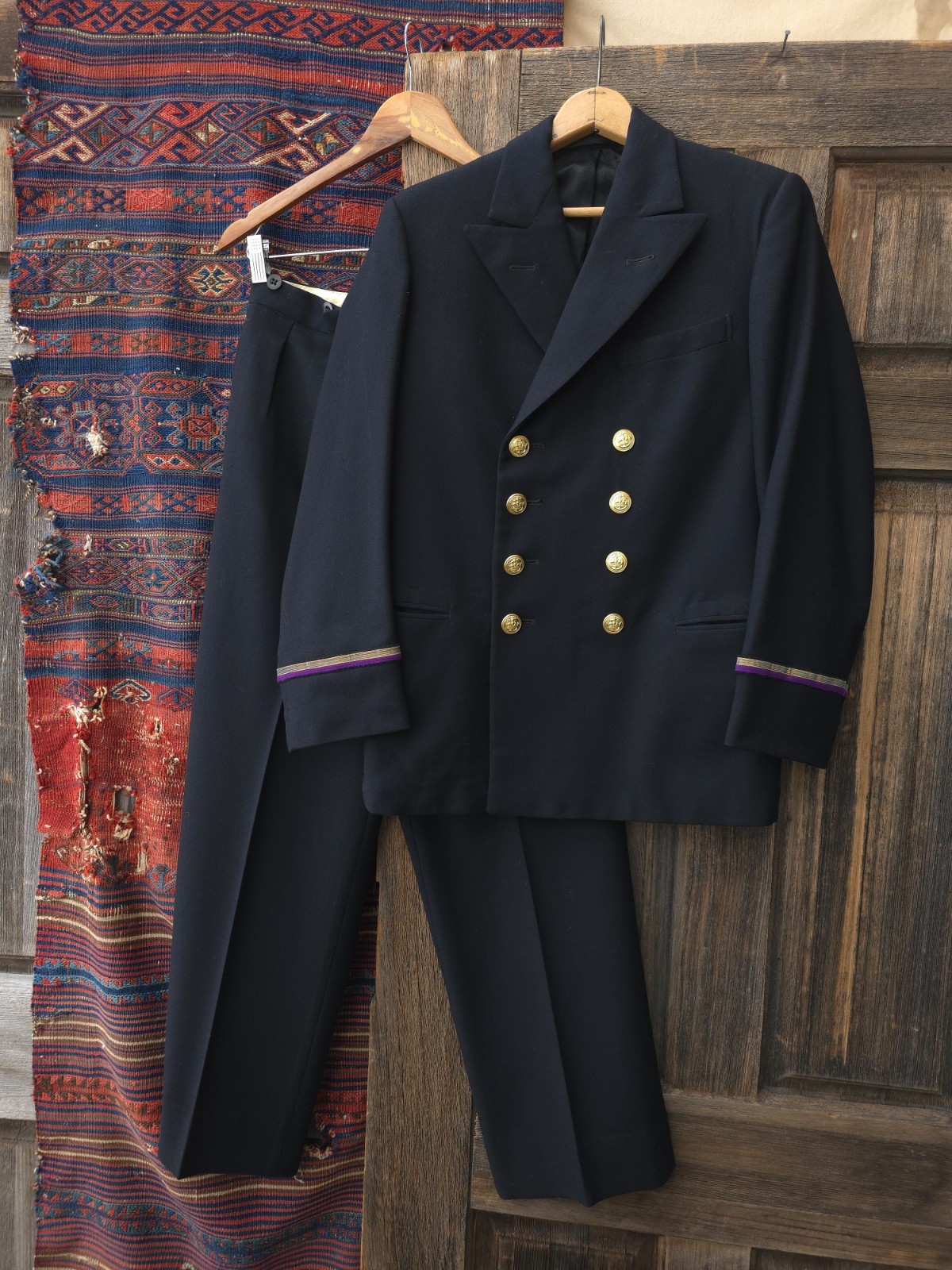 Vintage Antique 1920s Naval Uniform British Navy? Glasgow Scotland Peak Lapel 36