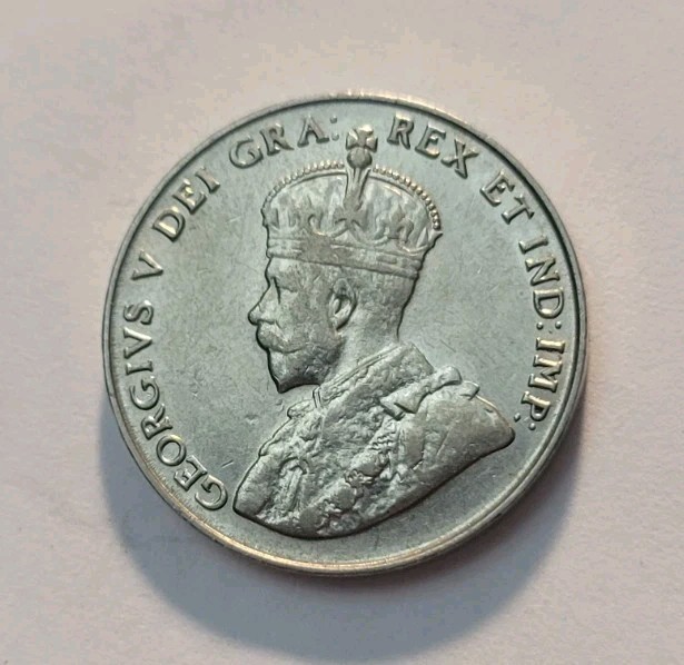 1922 Canada 5 Cents Coin