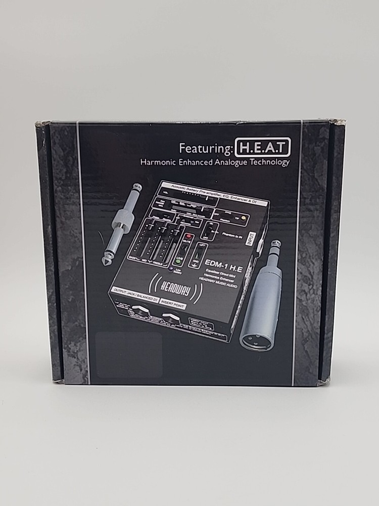 EDM–1 H.E Harmonic Enhancer Multi-function Mini Pre-Amplifer With 3 Band EQ New