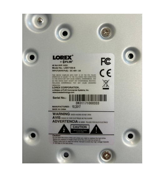 Lorex LNK7000 Series HD Security NVR