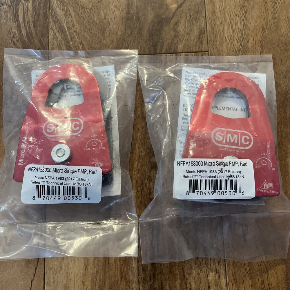 SMC Micro PMP Pulley, Red, NEW IN PACKAGE