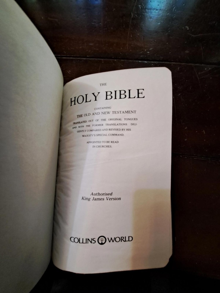 Holy bible red print edition