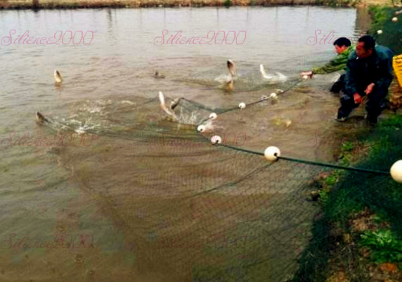 Green Mesh 2.5x2.5cm Customize Hand Made Beach seine/ Drag Nets