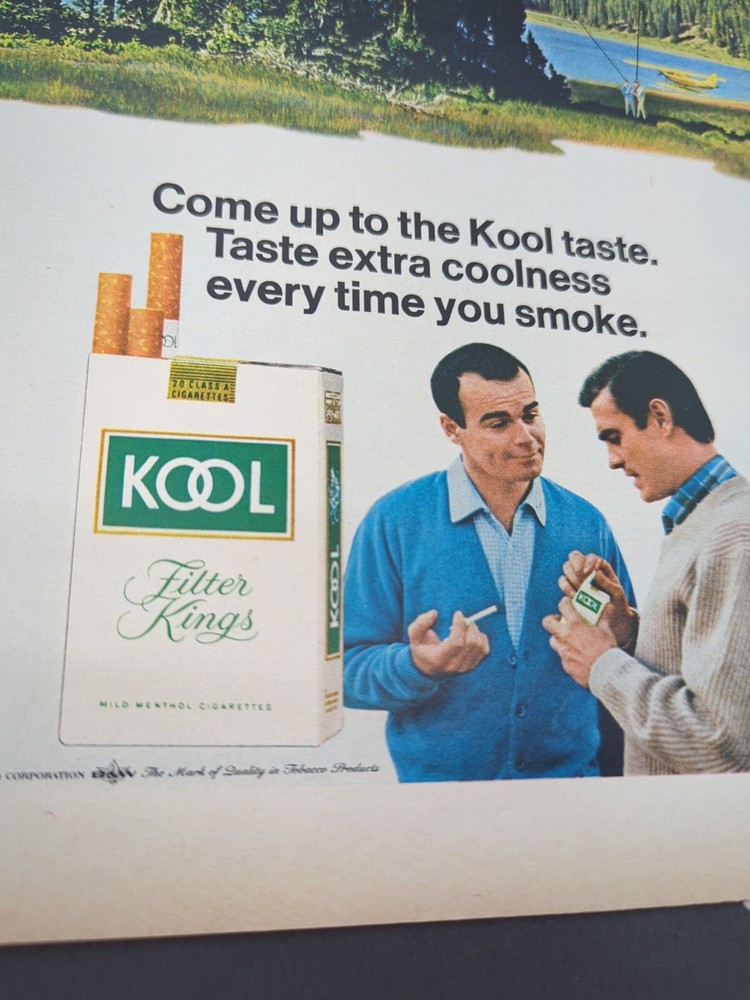 Kool Cigarette Advertisement 1960s