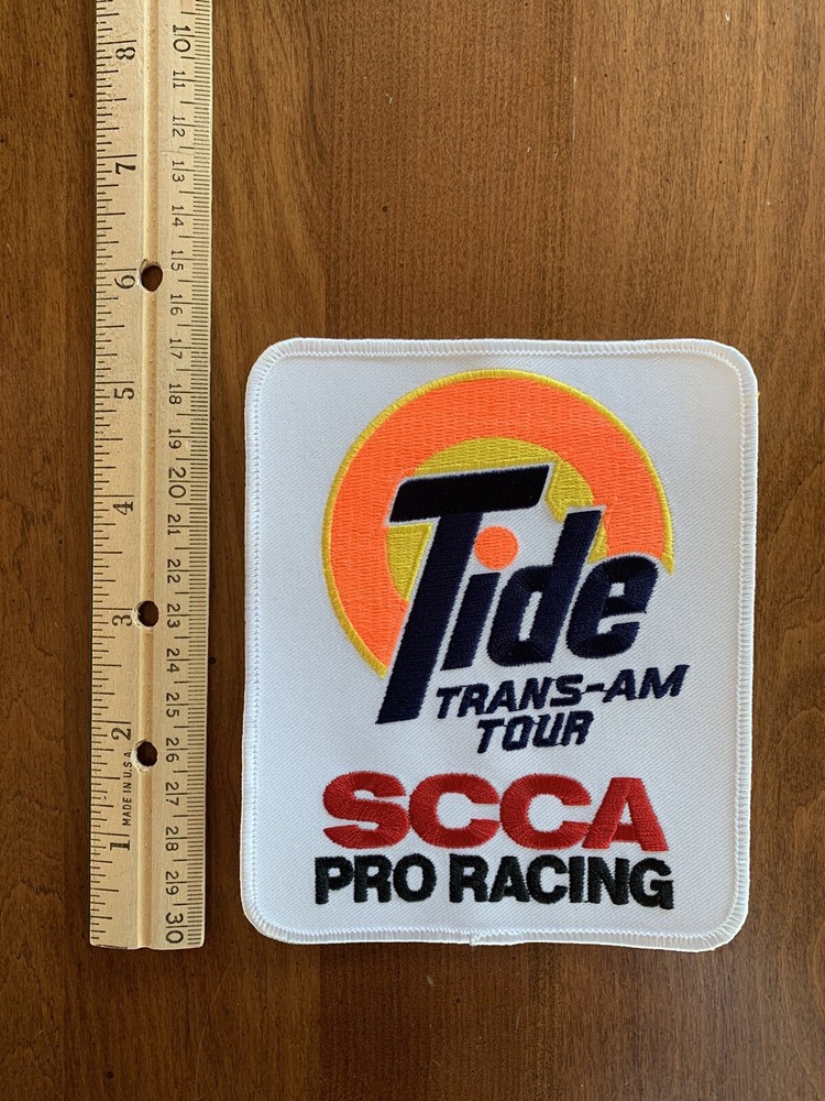 Vintage SCCA Patch Tide Trans-Am Tour Patch Racing Patch SCCA Pro Racing Patch
