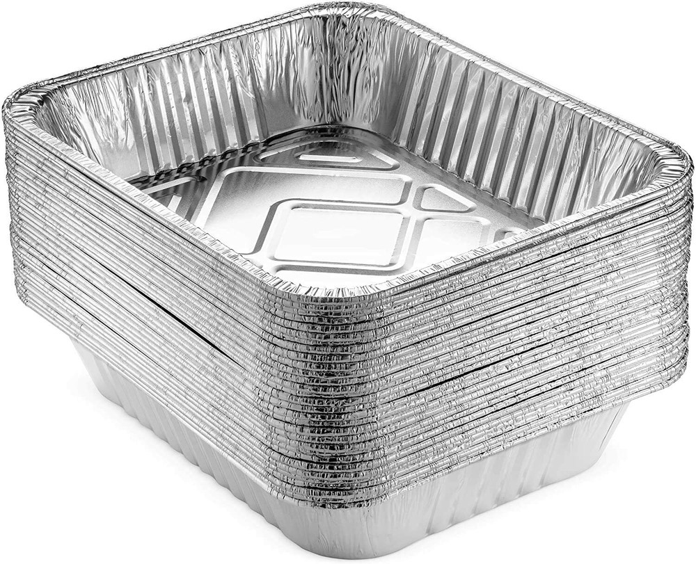 Half Size Medium Disposable Aluminum Deep Pan Only For Roast & Cooking & Baking