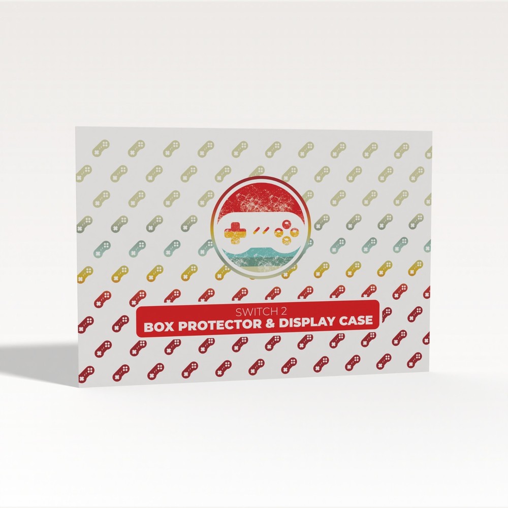 Nintendo Switch 2 Box Protector & Display Case | PET Plastic | Acid-Free |