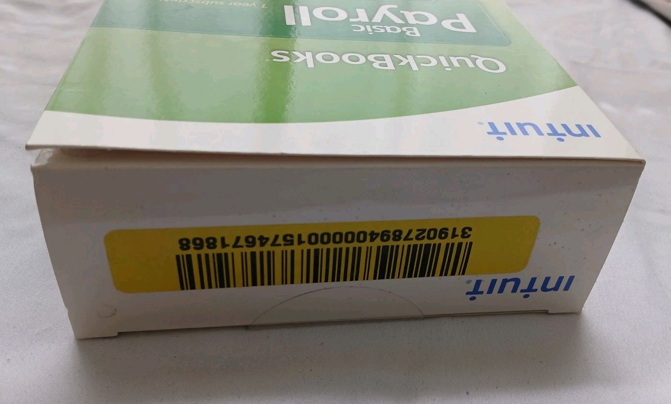 Intuit QuickBooks Basic Payroll 2008 Small Business 1-3 Employee New Sealed