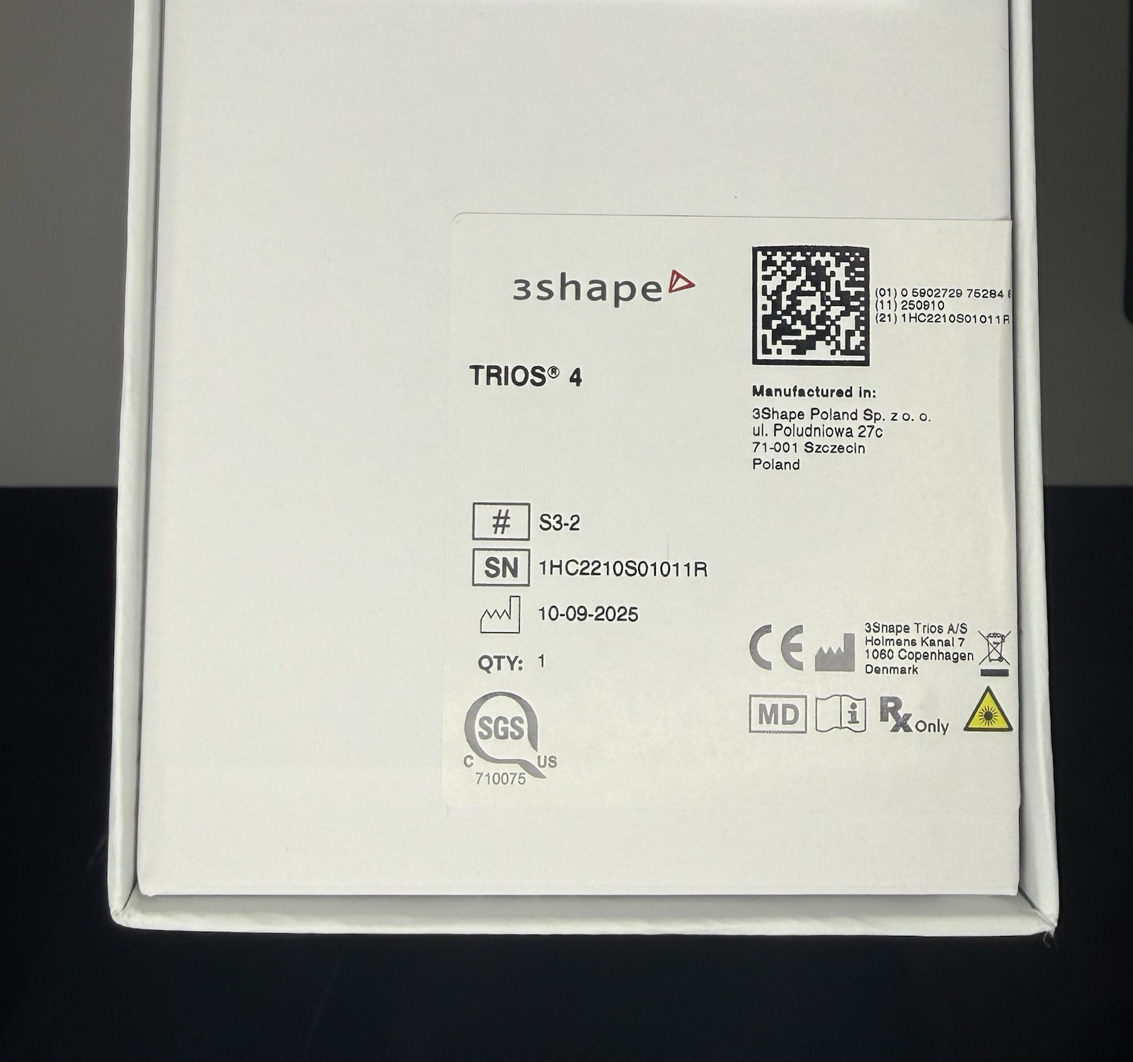 3Shape Trios 4 Wireless Dental Scanner 3+ years Warranty Software and License!!!