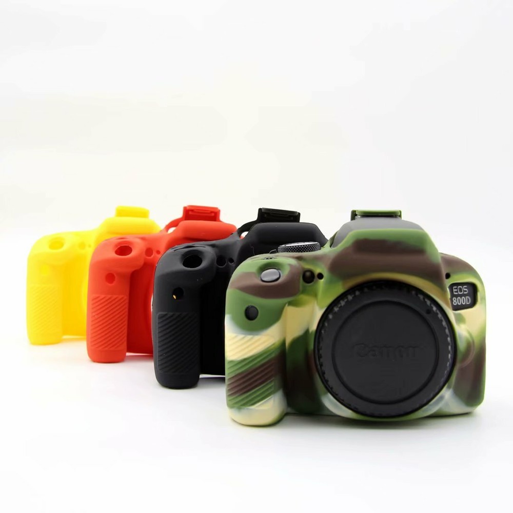Silicone Case For Canon EOS 800D Soft Protective Cover Anti-Scratch Shockproof