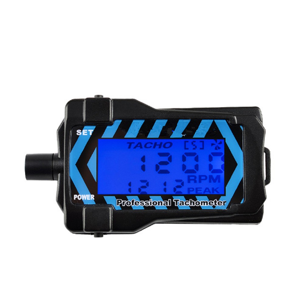 LED Display Handheld Tachometer Digital RC Model Speed Tester Detecter Auto OFF