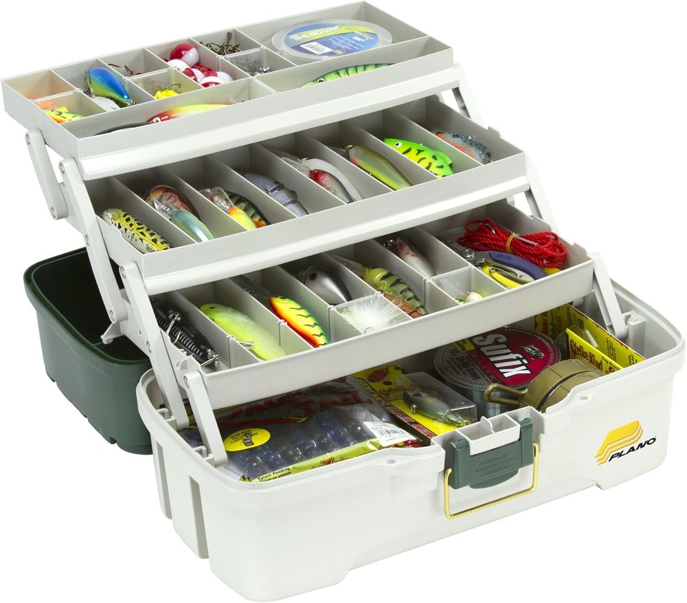 3 Disc Tackle Box with Double Top Entry