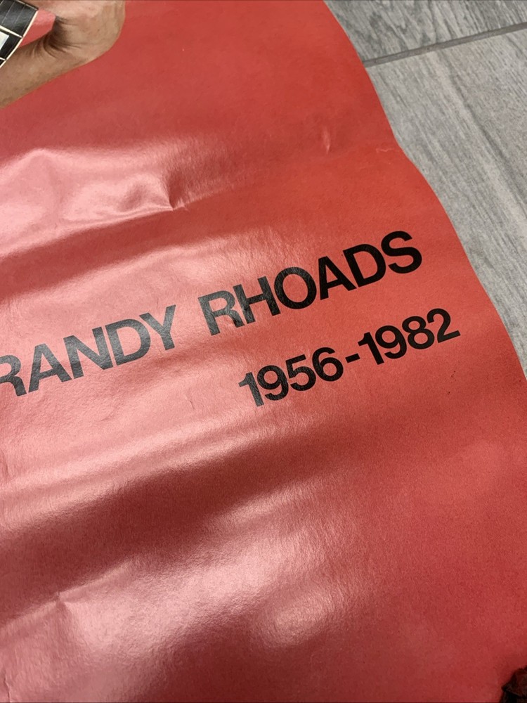 Vtg Randy Rhoads Poster 1985 By Funky Entertainment