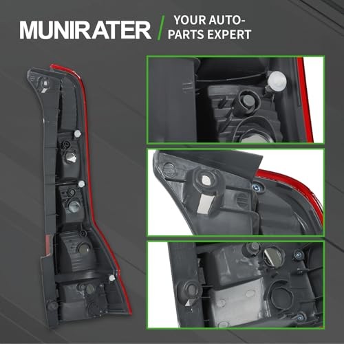 Tail Light Tail Lamp Left Side Assembly Halogen Replacement for CRV 2007-2011