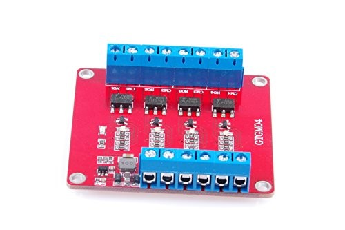 4-Channel Solid State Relay Module High Low Level Trigger 3A Optocoupler