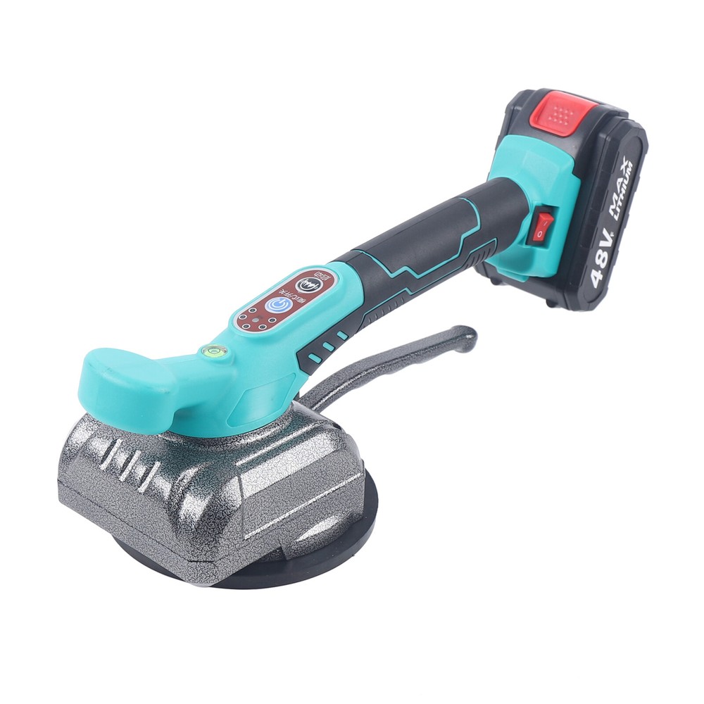 Handheld Tile Vibrator Suction 100kg Tiling Machine Floor Laying Tool+2 Battery