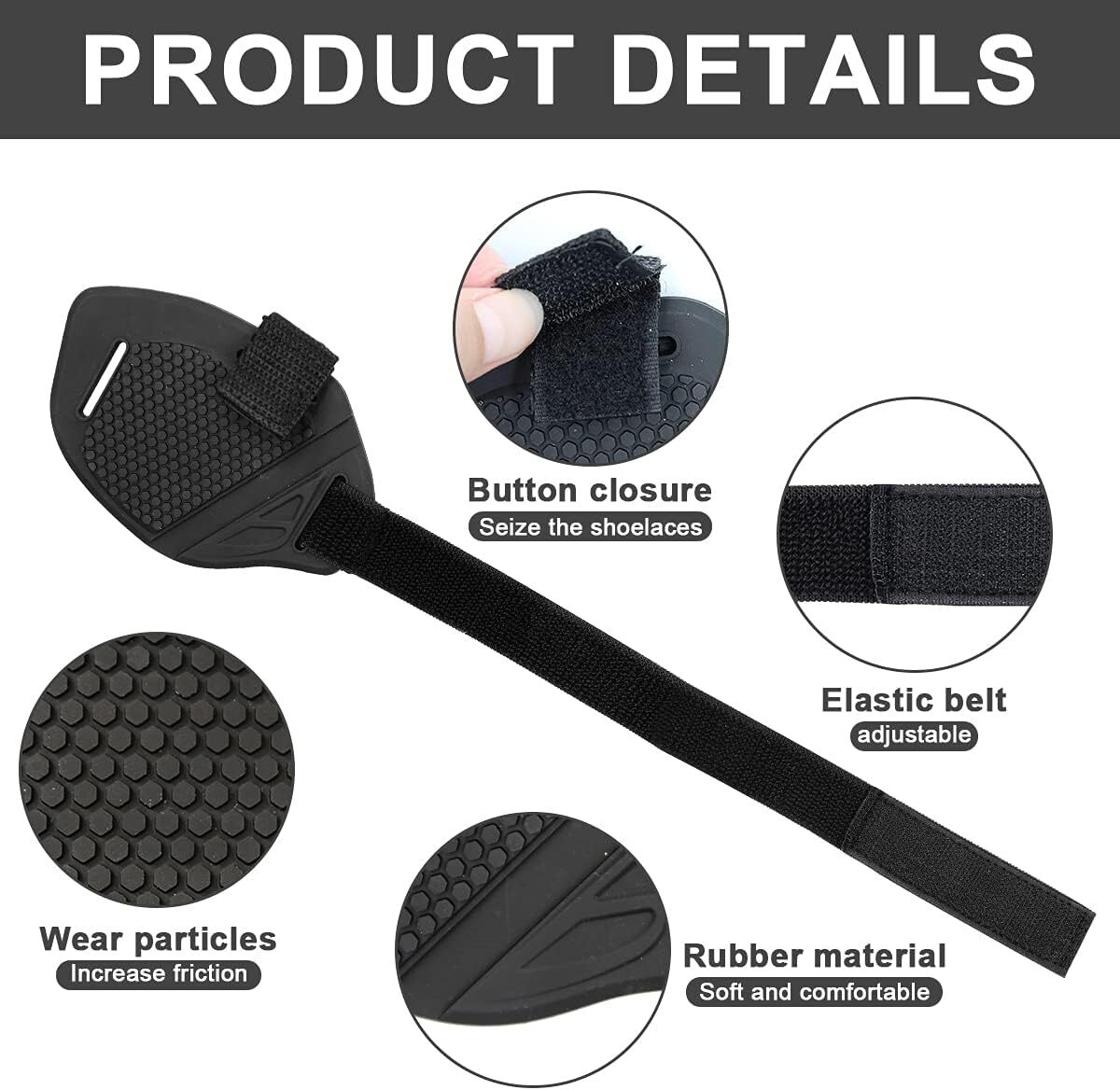 Motorcycle Shoe Protector Motorbike Gear Shift Cover Motorcycle Shifter Cover US