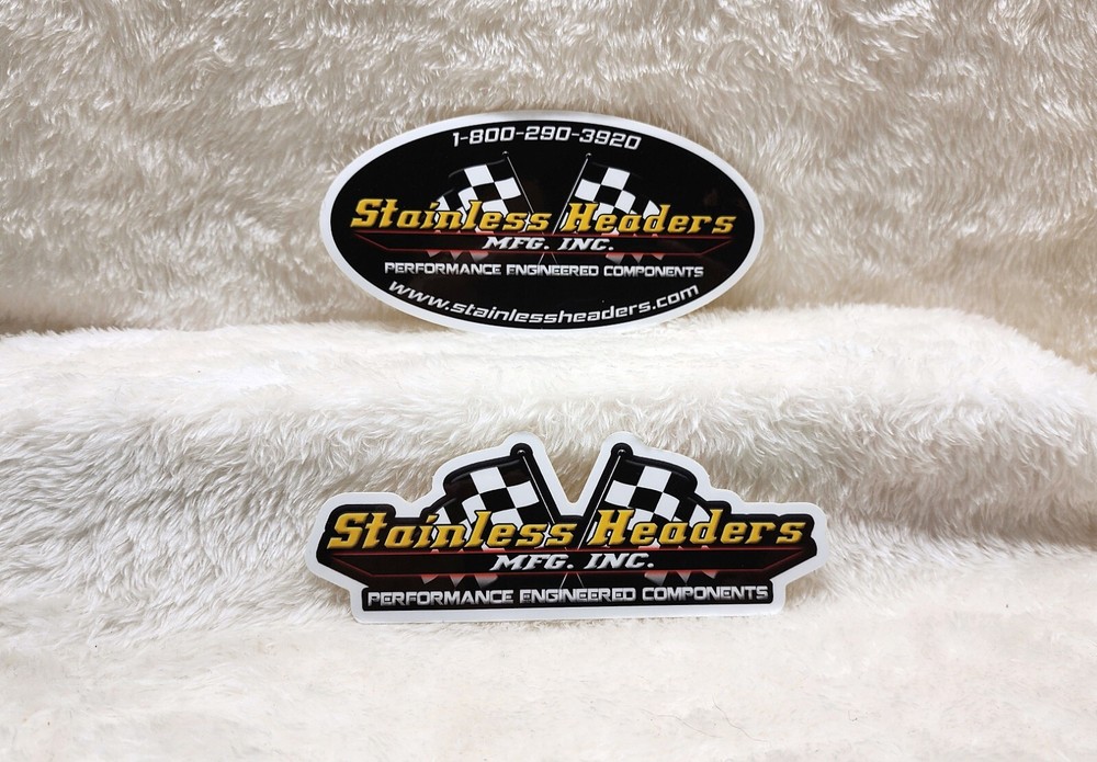 Stainless Headers Sticker Set