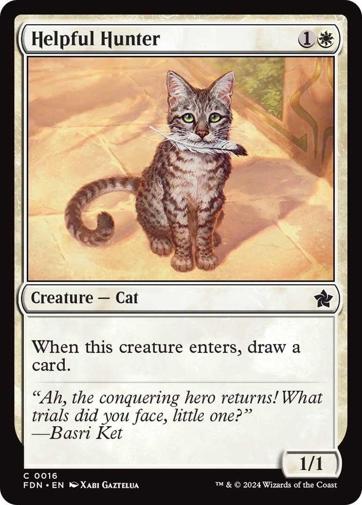 Helpful Hunter FDN 16 MTG Foundations Common Normal EN NM