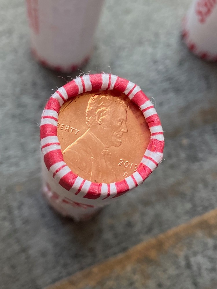 US Penny roll Set - 2008-2014 (7 UNC Rolls)