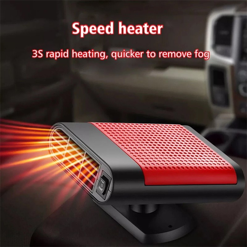 1200W Car Heater Portable Electric Heating Fan Defogger Defroster Demister