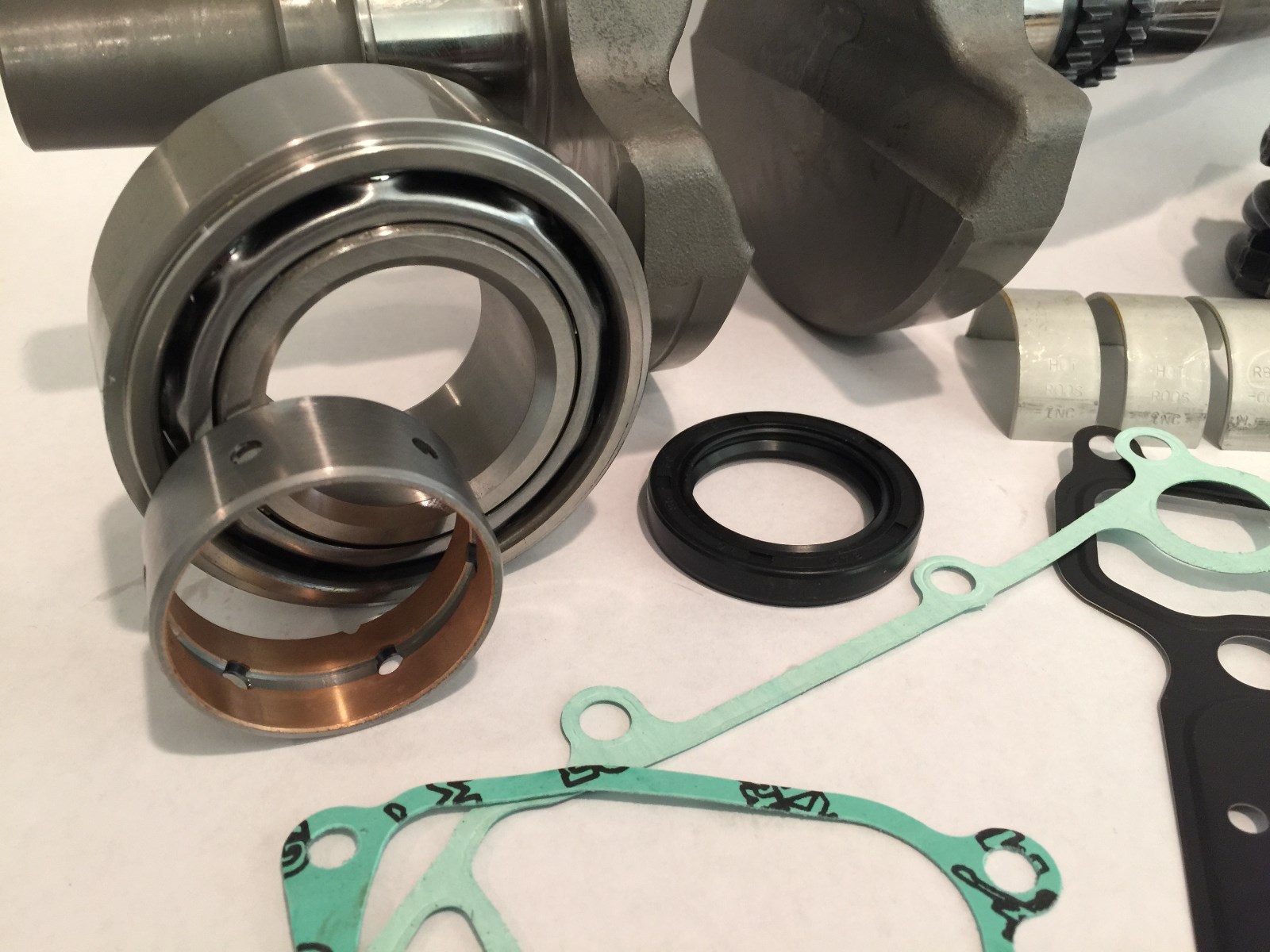 12-20 Brute Force 750 Bottom End Hotrods Crank Rods Rebuild NGK Plugs Cam Chains