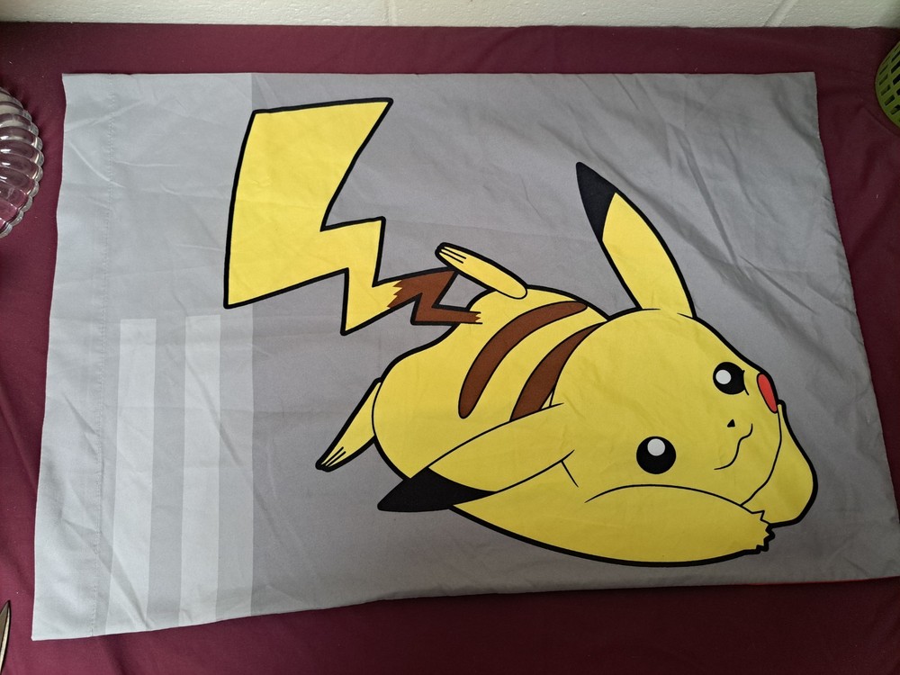 Sleeping Pikachu Standard Size Pillowcase
