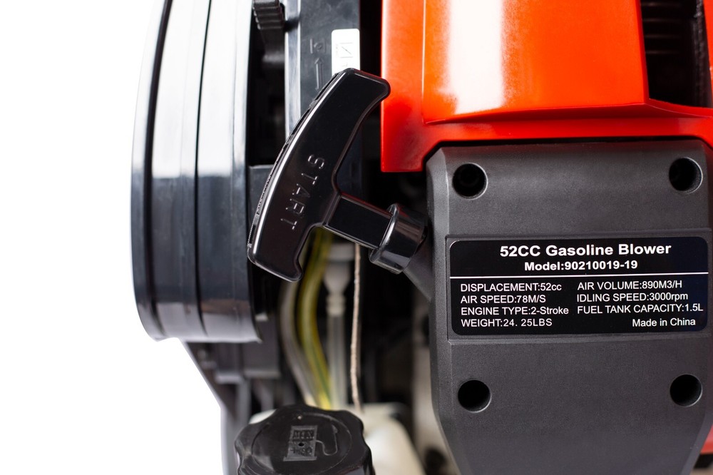 52CC 2-stroke Gas Backpack Blower with extention tube